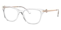 Coach Frame HC6176 in Clear (5111), front three-quarter view