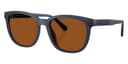 Coach Sunglasses HC8442U in Deep Blue / Amber Solid (591273), front three-quarter view