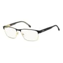 Carrera Frame C FLEX 06/G in MATTE BLACK GOLD, three quarter view