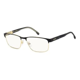 Carrera Frame C FLEX 06/G in MATTE BLACK GOLD, three quarter view