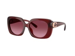 Coach Sunglasses HC8422U in 58708H (58708H), front three-quarter view