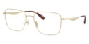 Coach Frame HC5205 in Satin Light Gold 9005 (9005), front three-quarter view