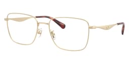 Coach Frame HC5205 in Satin Light Gold 9005 (9005), front three-quarter view
