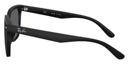 Ray-Ban Sunglasses RB4466D in Matte Black / Polarized Gray (601S81), side profile view