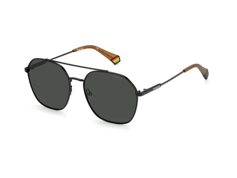 Polaroid Sunglasses PLD 6172/S in Negro (807), front three-quarter view