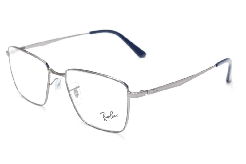Ray-Ban Frame 6539I in Grey / Blue (2502), front three-quarter view