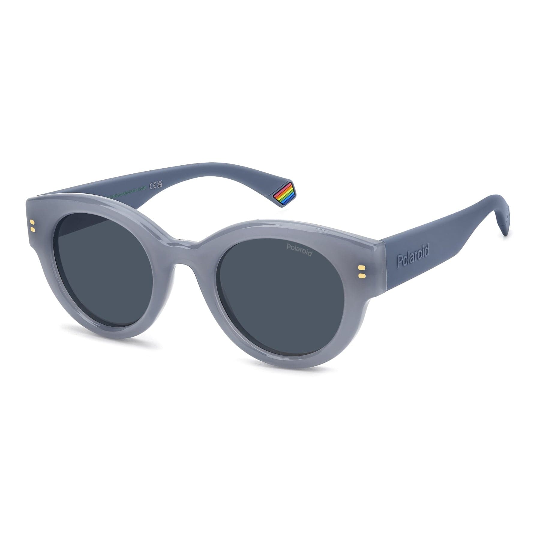 Polaroid Sunglasses PLD 6240/S/X in AZURE, three quarter view