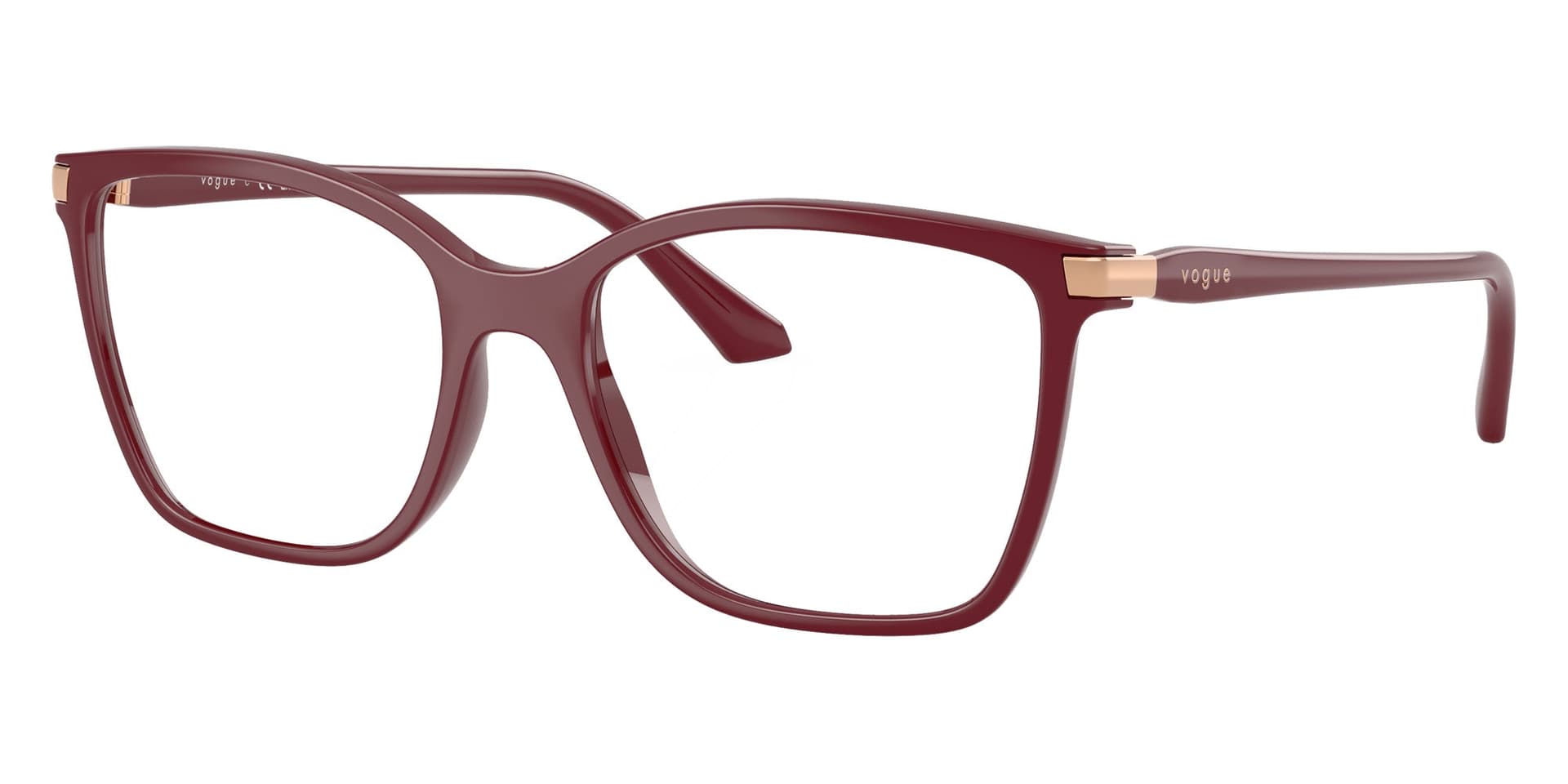 Vogue Eyewear Frame VO5654 in Full Cherry 2875 (2875), front three-quarter view