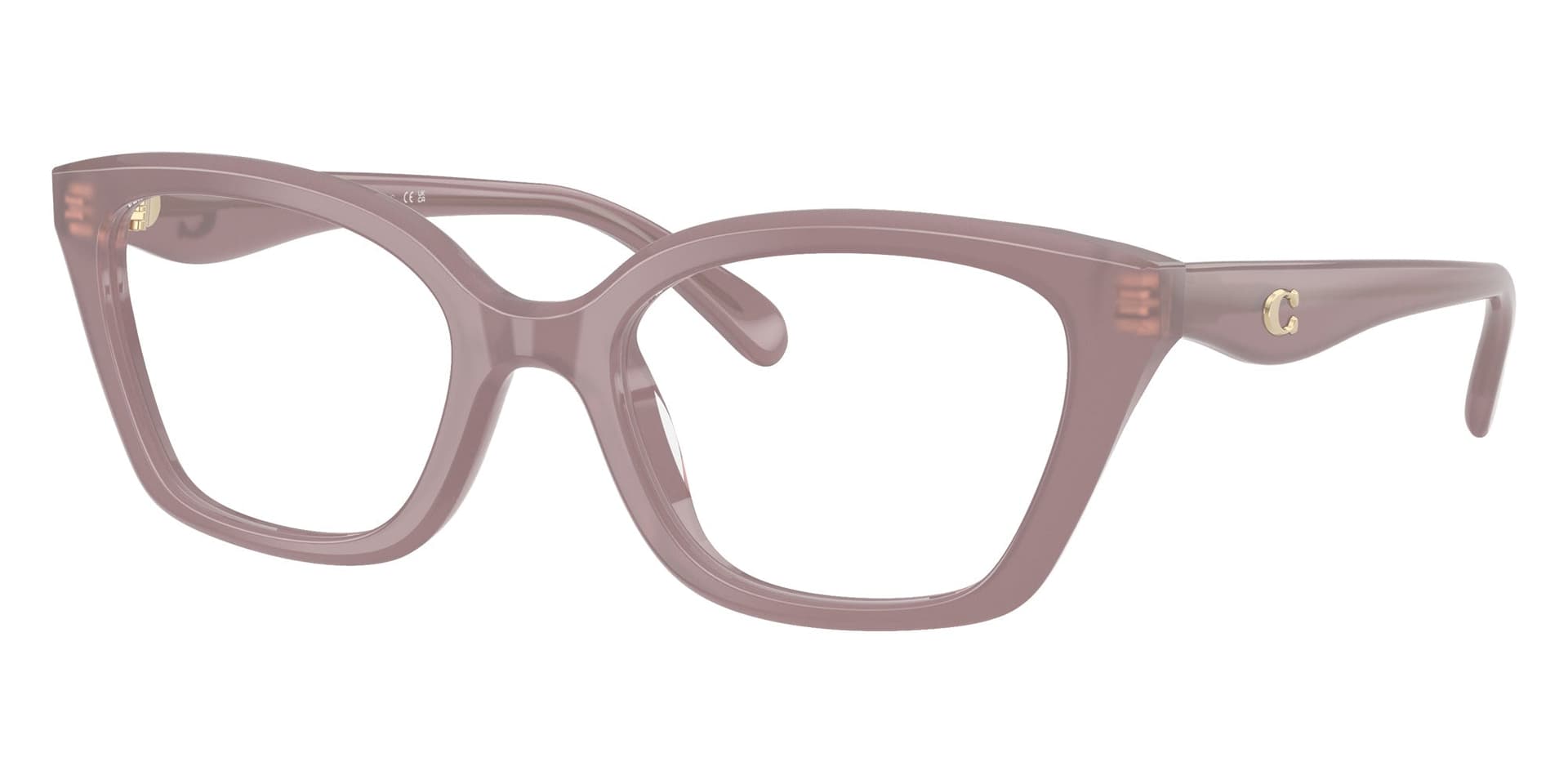 Coach Frame HC6270U in Milky Putty (5495), front three-quarter view