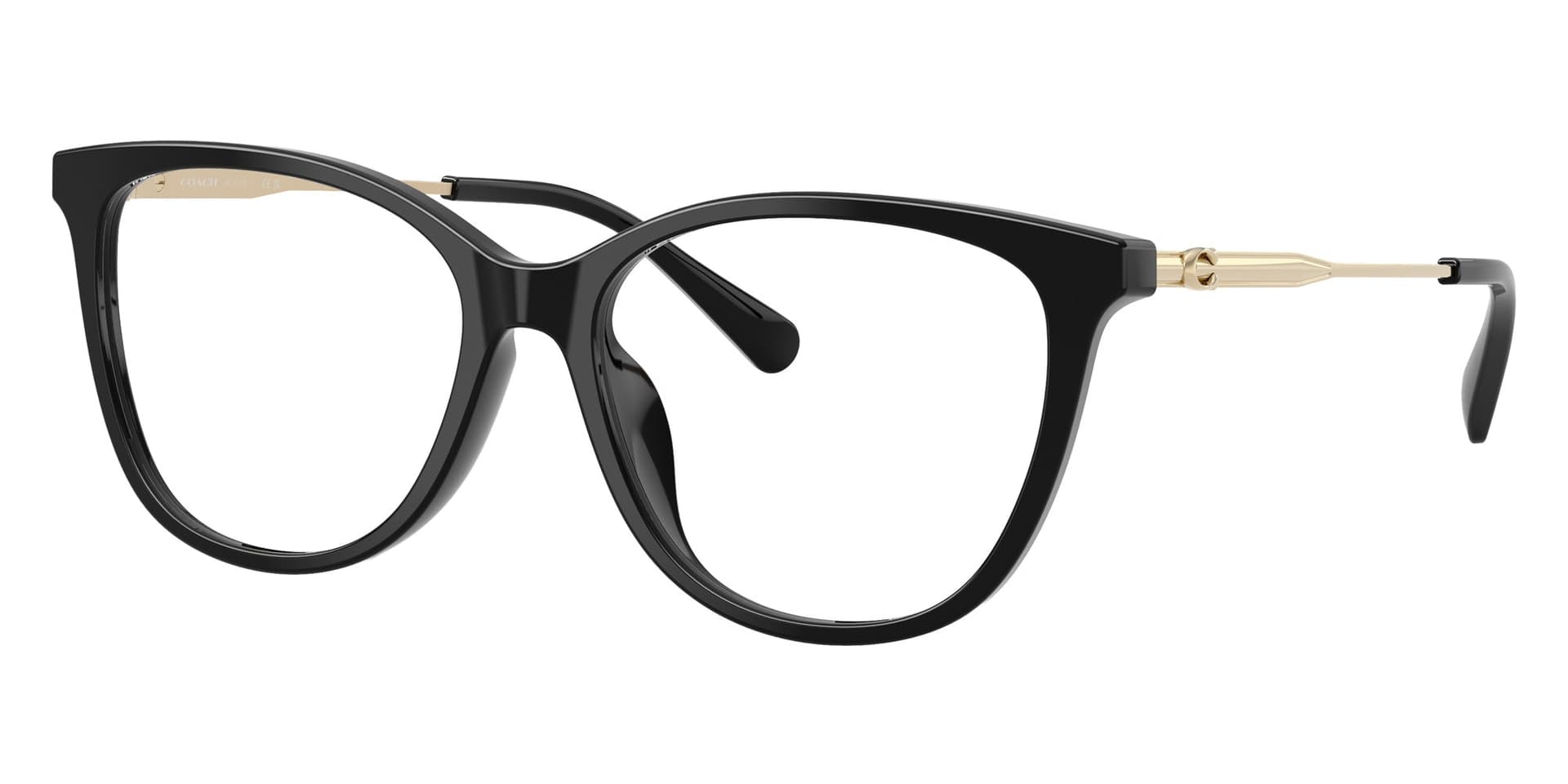 Coach Frame HC6297D in Black 5002 (5002), front three-quarter view