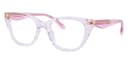 Coach Frame HC6289U in Transparent Iris 5936 (5936), front three-quarter view