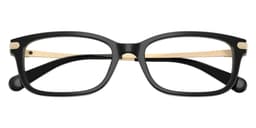 Coach Frame HC6287U in Black 5002 (5002), straight front view