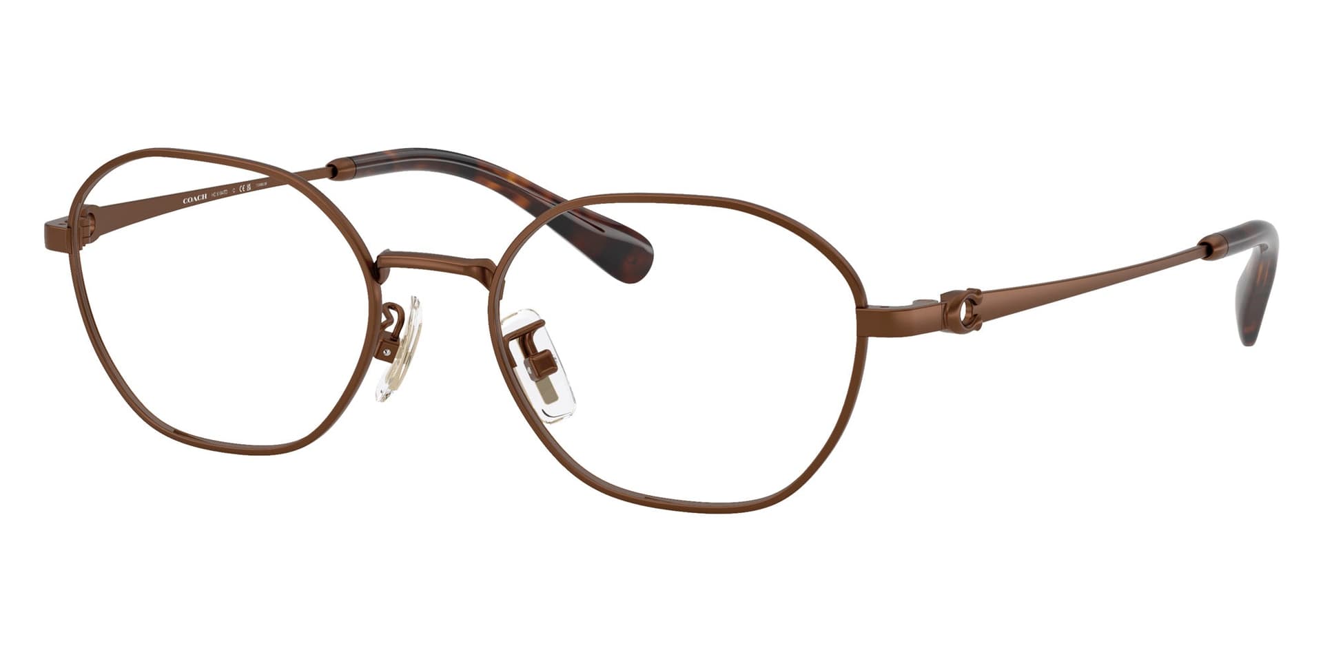 Coach Frame HC5194TD in Satin Bronze (9410), front three-quarter view