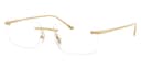 Coach Frame HC5196TD in Shiny Gold (9441), front three-quarter view
