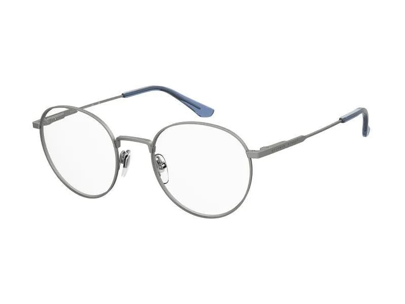 Seventh Street Frame 7A 104 in Gris, Azul (9T9), front three-quarter view
