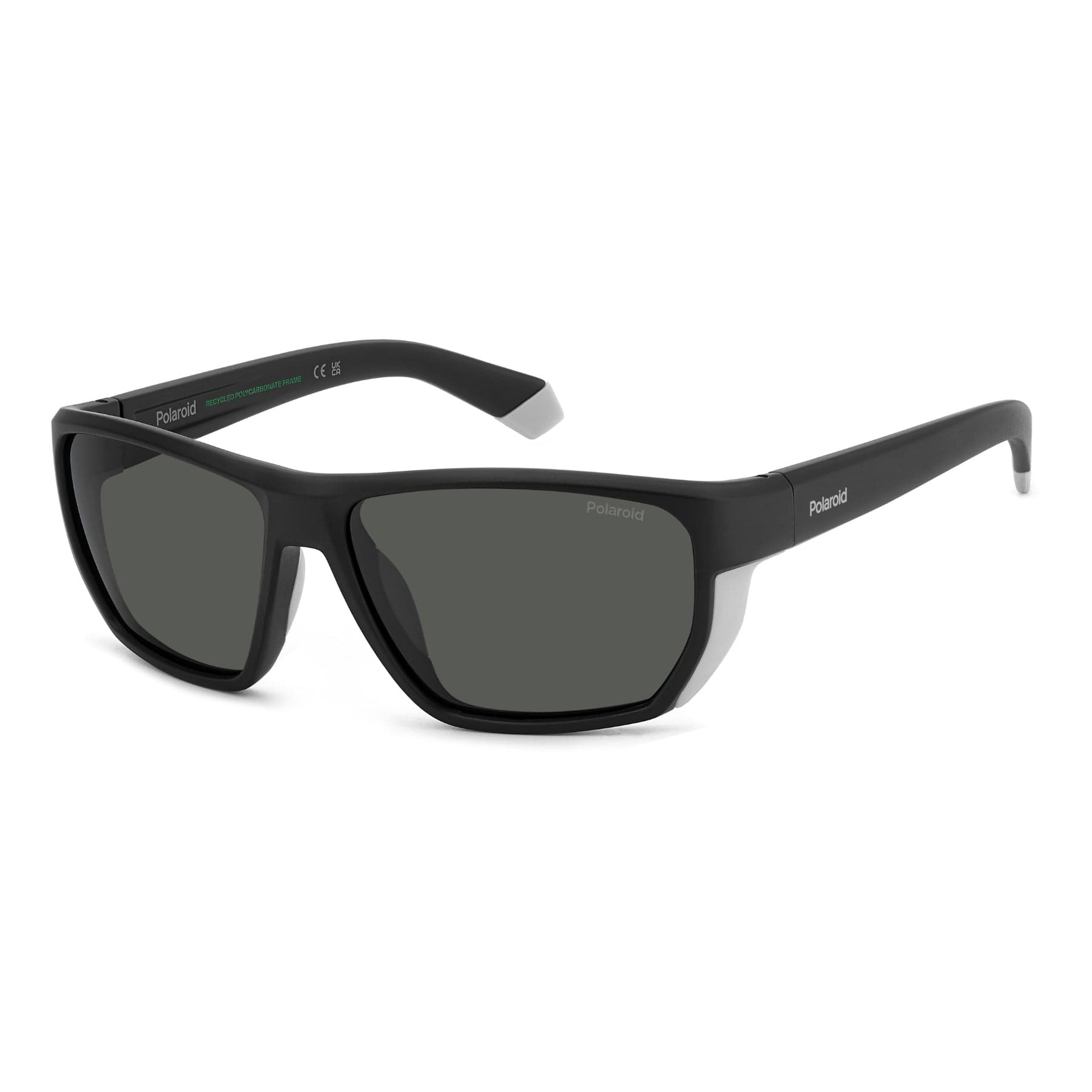 Polaroid Sunglasses PLD 7057/S in MATTE BLACK, three quarter view