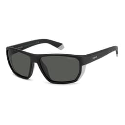 Polaroid Sunglasses PLD 7057/S in MATTE BLACK, three quarter view