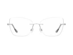 Seventh Street Frame 7A 592 in Plateado (010), straight front view