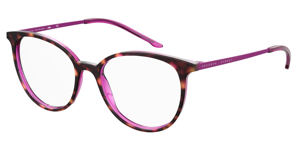 Seventh Street Frame 7A 550 in Havana Violet (AY0), front three-quarter view