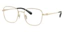 Coach Frame HC5198TD in Shiny Light Gold (9005), front three-quarter view