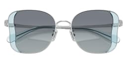 Coach Sunglasses HC7188 in Ocean/Silver / Ocean Gradient 900119 (900119), straight front view