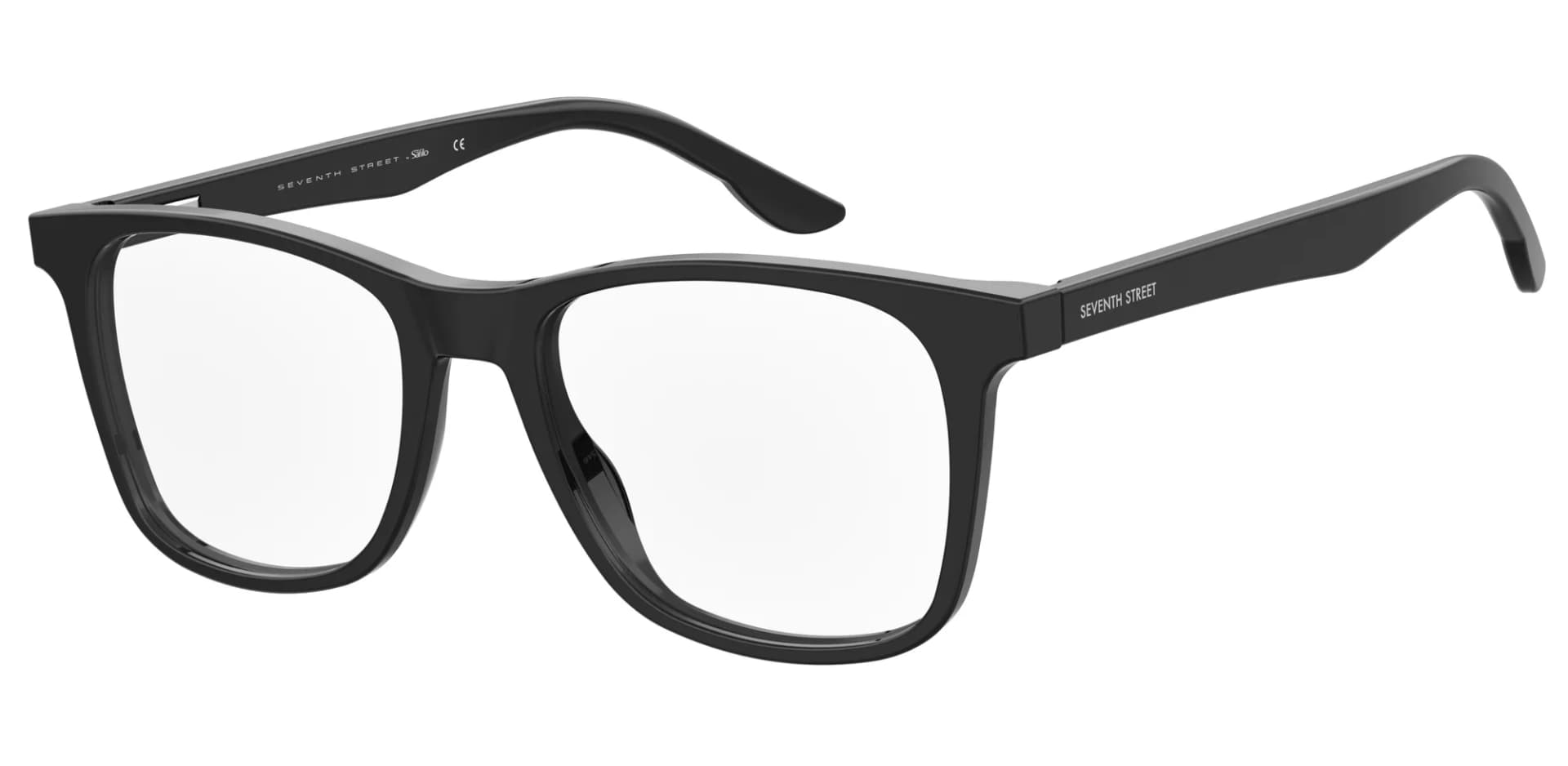 Seventh Street Frame S 346 in Black (807), front three-quarter view