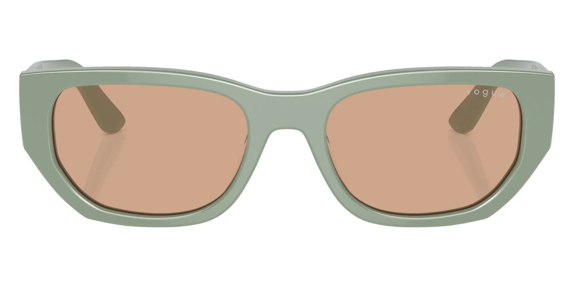 Vogue Eyewear Sunglasses VO5586S in Full Light Green / Dark Brown (3161), front view
