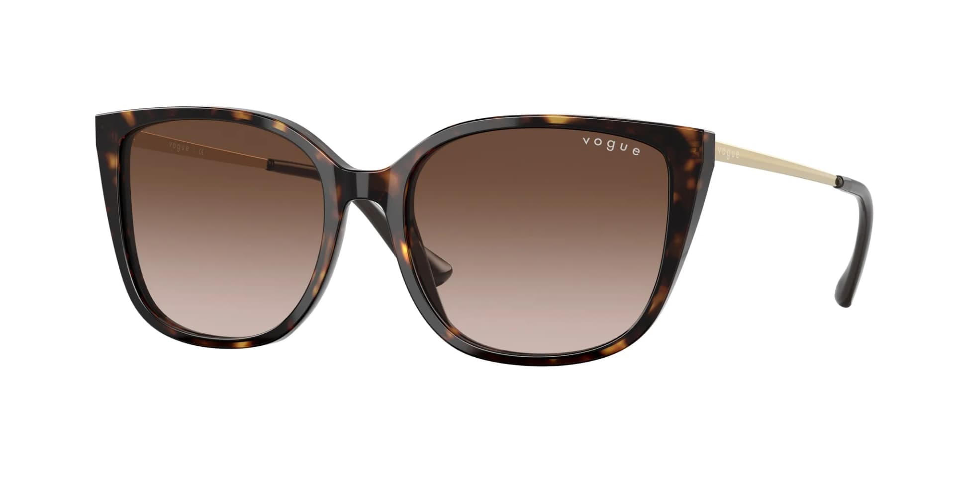 Vogue Eyewear Frame VO5435SI in Dark Havana (W65613), front three-quarter view
