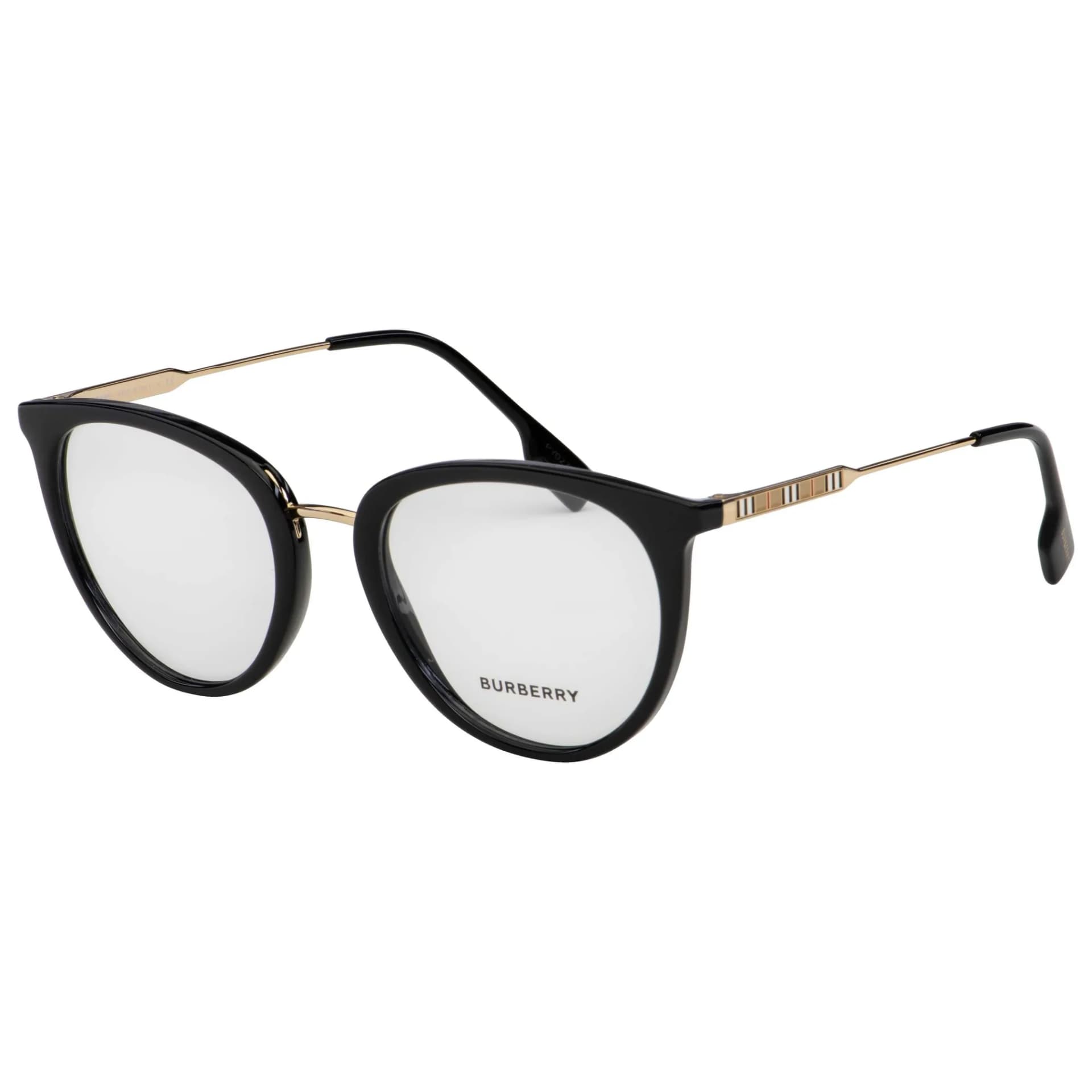 Burberry Frame BE2331 in Black (3001), front three-quarter view