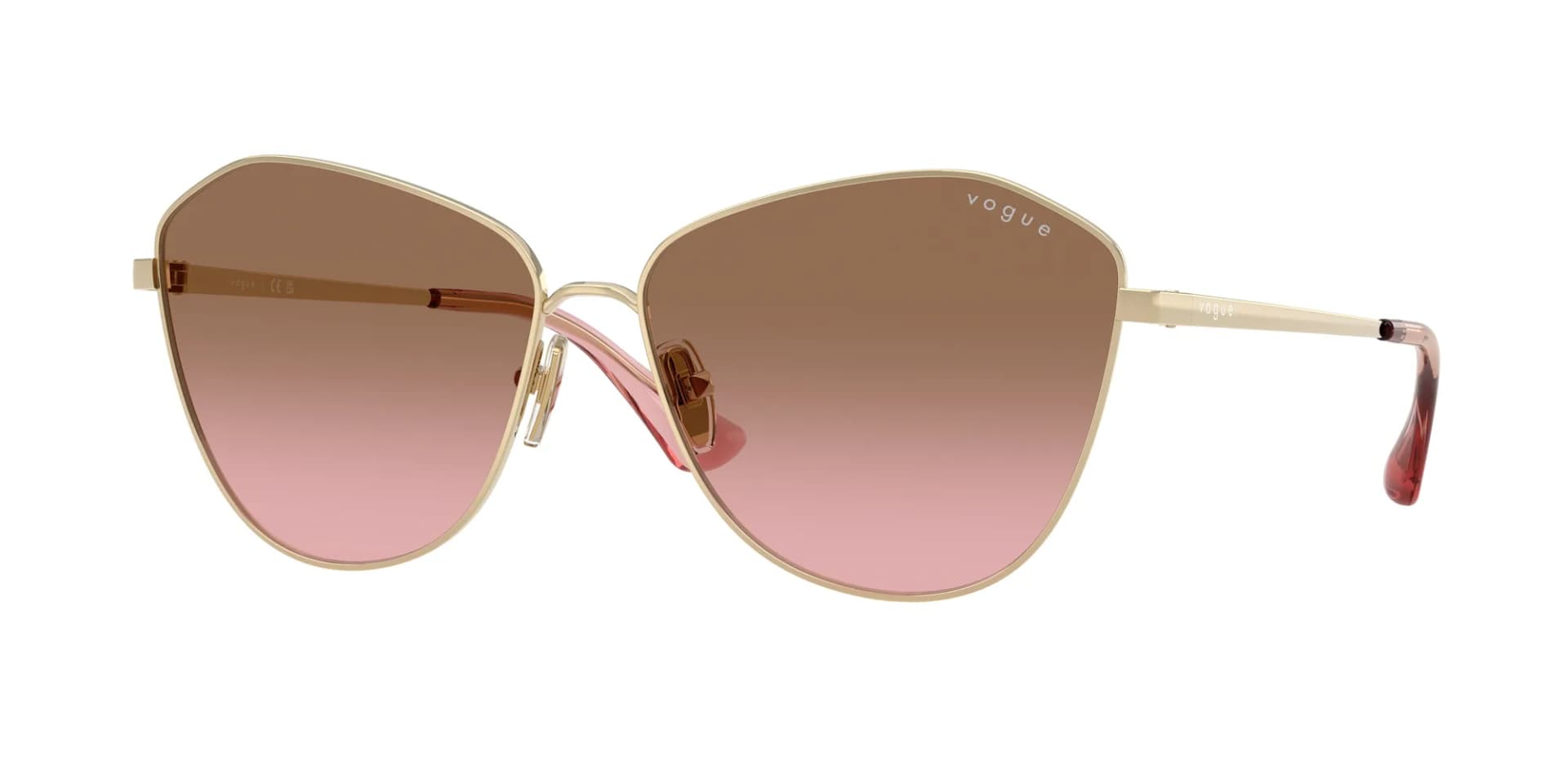 Vogue Eyewear Frame VO4337SI in Pale Gold (848/14), front three-quarter view