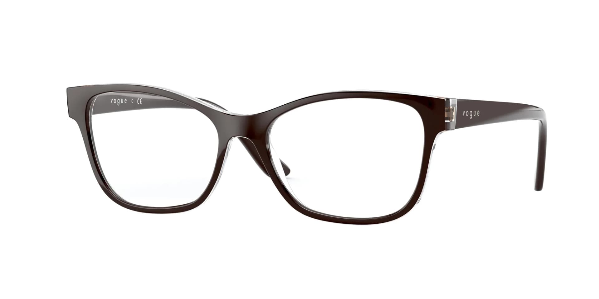Vogue Eyewear Frame VO5335 in Top Brown/Serigraphy (2842), front three-quarter view