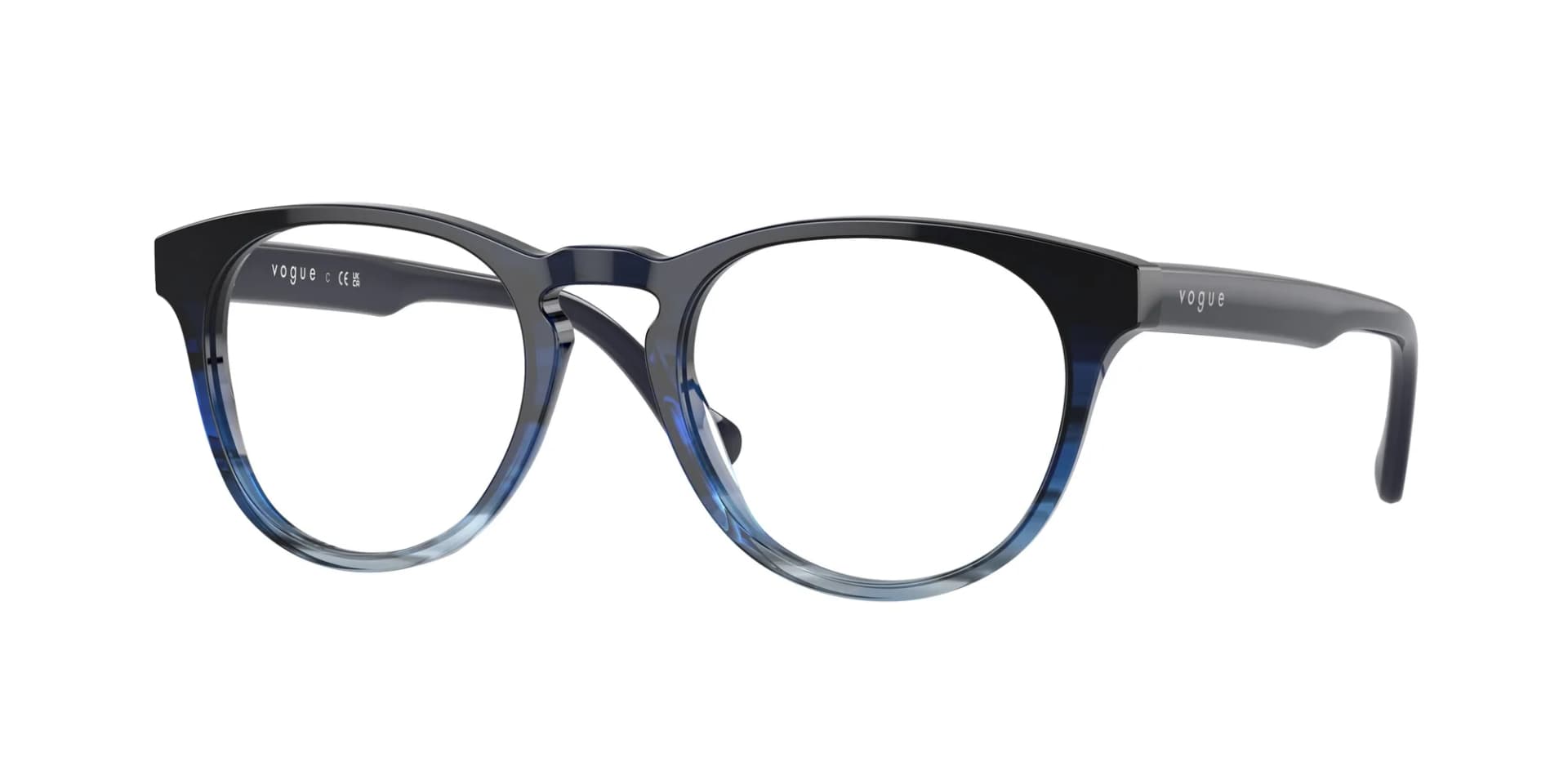 Vogue Eyewear Frame VO5535I in Gradient Blue (2971), front three-quarter view