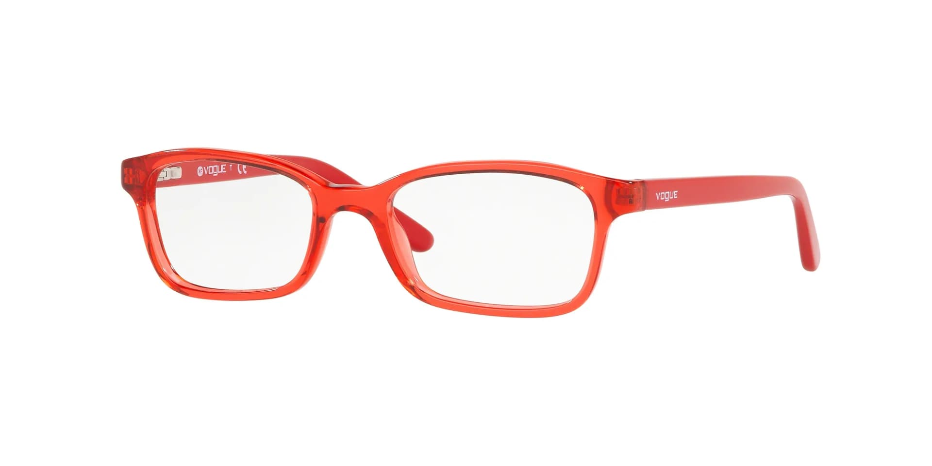 Vogue Eyewear Frame VO5070 in Transparent Red (2572), front three-quarter view