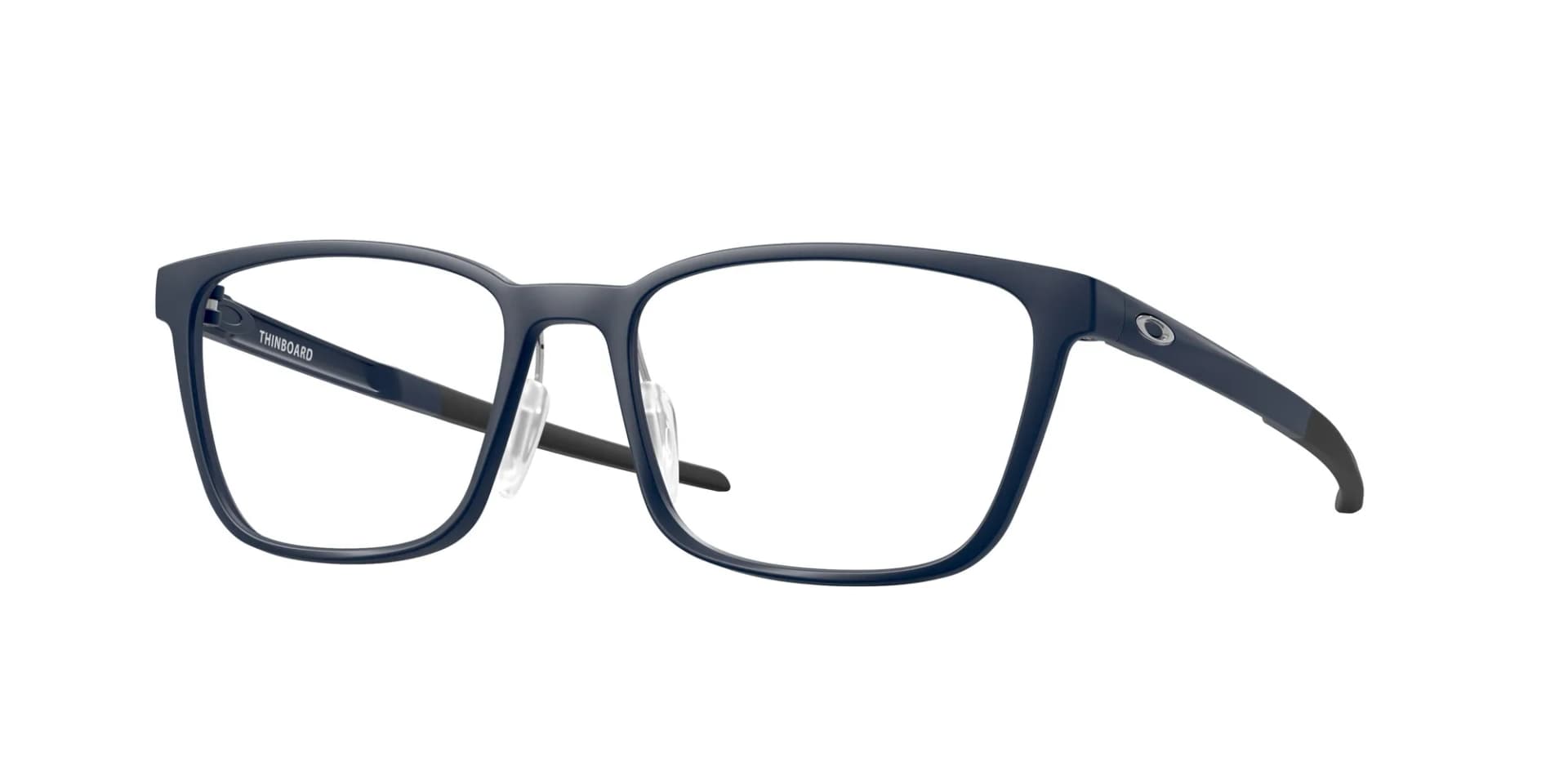 Oakley Frame OX8206I in Satin Universe Blue (03), front three-quarter view