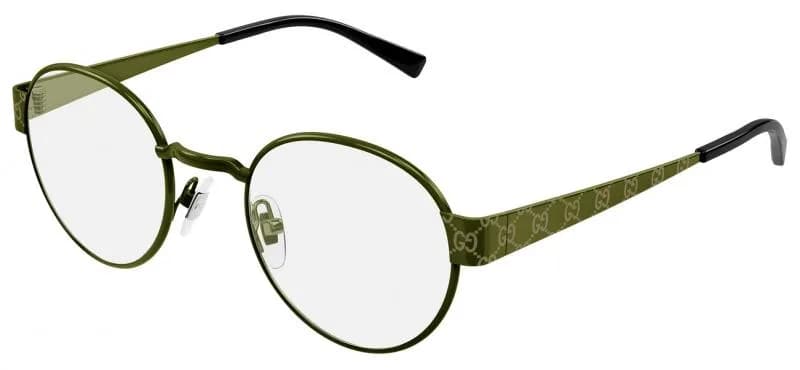 Gucci Frame GG1855O in Green (003), front three-quarter view
