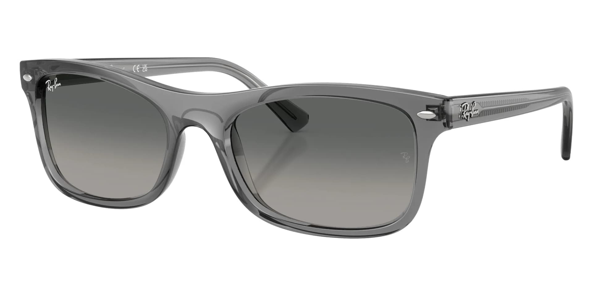 Ray-Ban Sunglasses RB2226 in Transparent Gray / Gray Gradient 664171 (664171), front three-quarter view