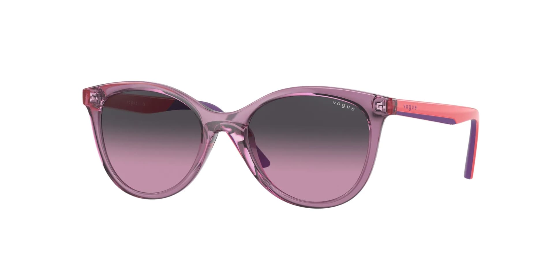Vogue Eyewear Sunglasses VJ2013 in Transparent Cherry (2761), front three-quarter view