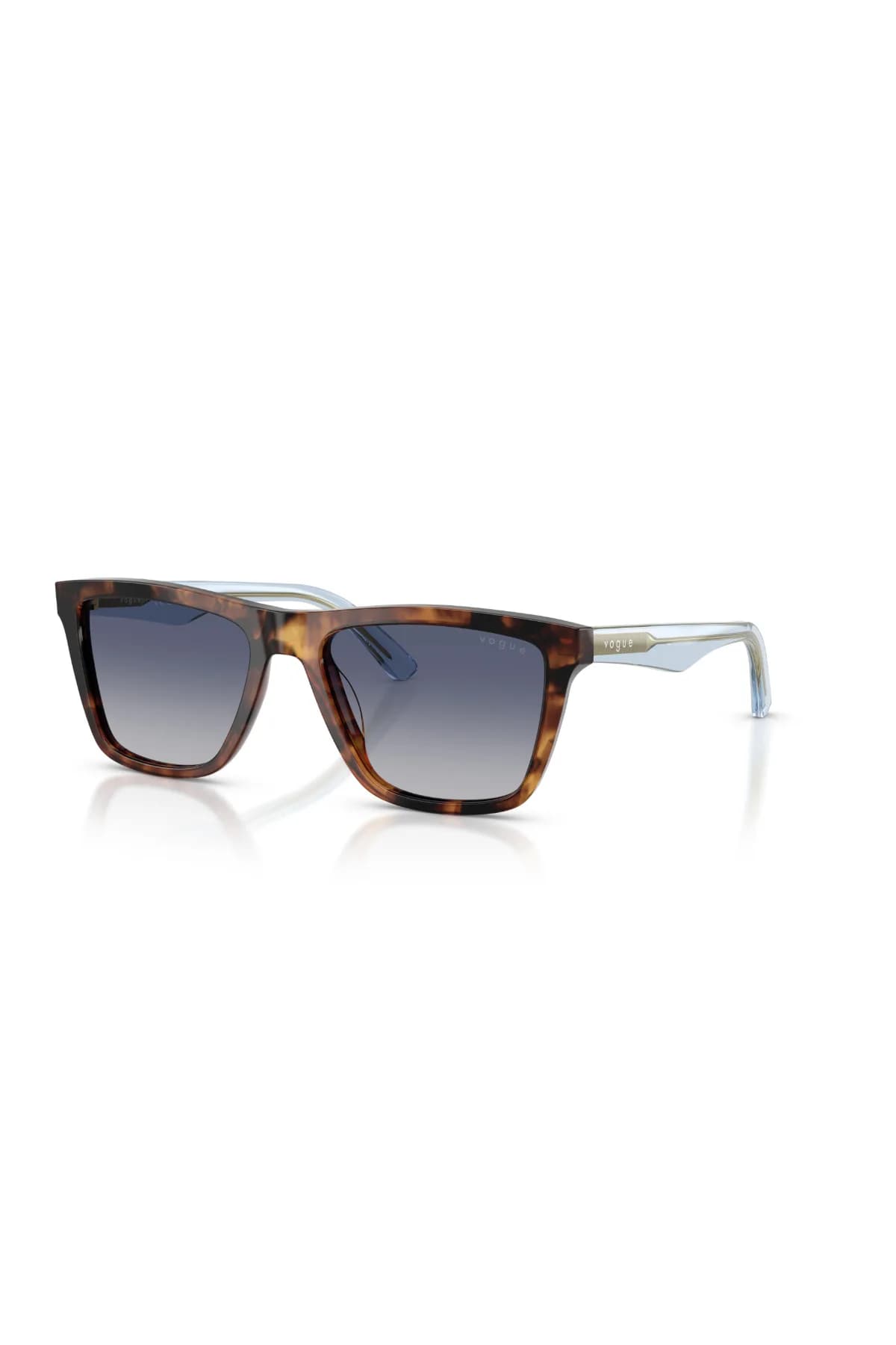 Vogue Eyewear Sunglasses VO5664SI in Honey Tortoise with Grey Gradient lenses (28194L), front three-quarter view