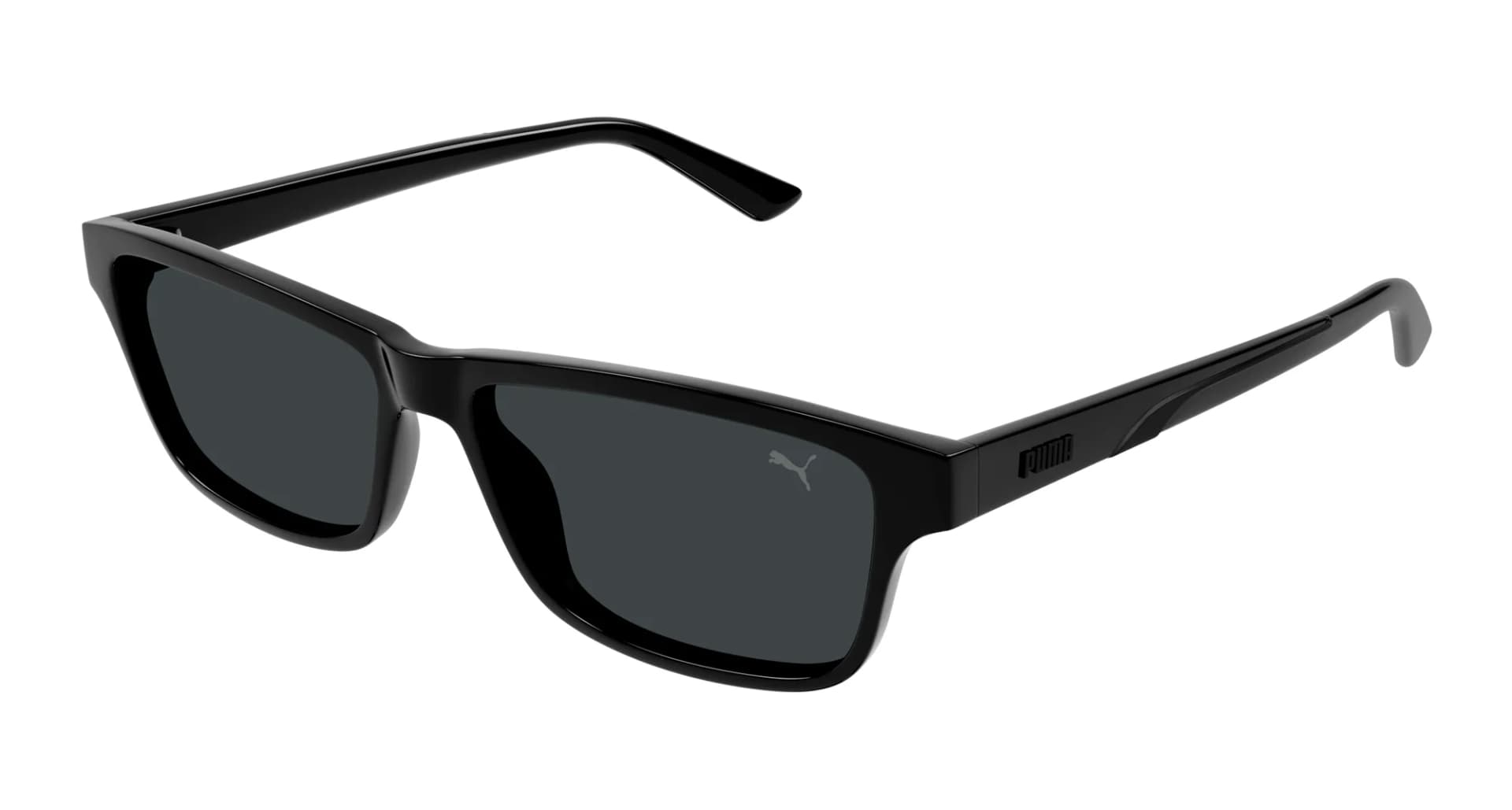 Puma Sunglasses PU0469S in Black (001), front three-quarter view