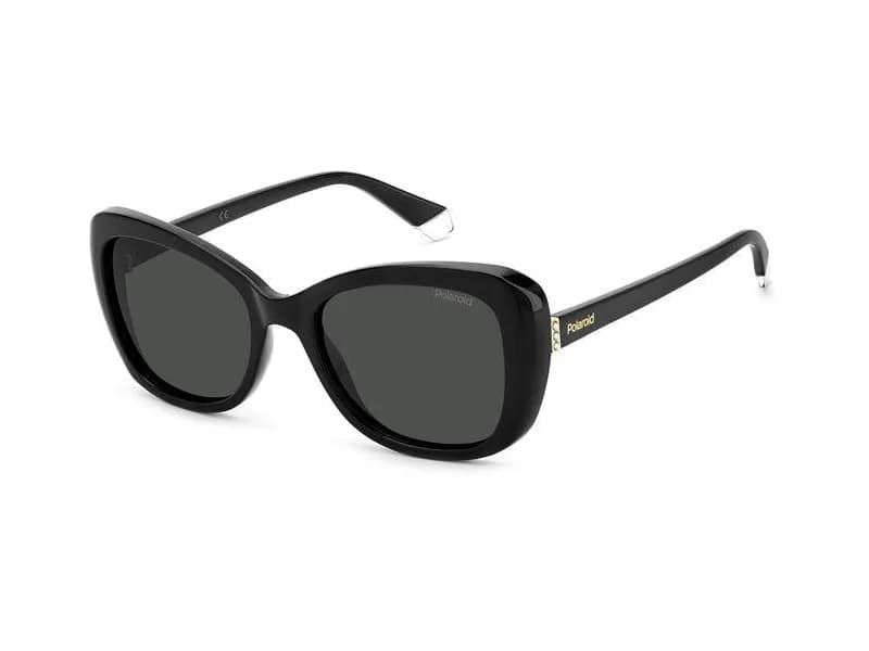 Polaroid Sunglasses PLD 4132/S/X in Negro (807), front three-quarter view
