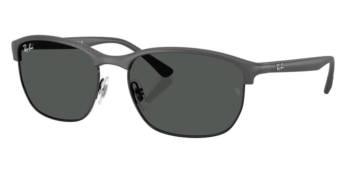 Ray-Ban Sunglasses RB4469 in Sand Gray / Dark Gray 601787 (601787), front three-quarter view
