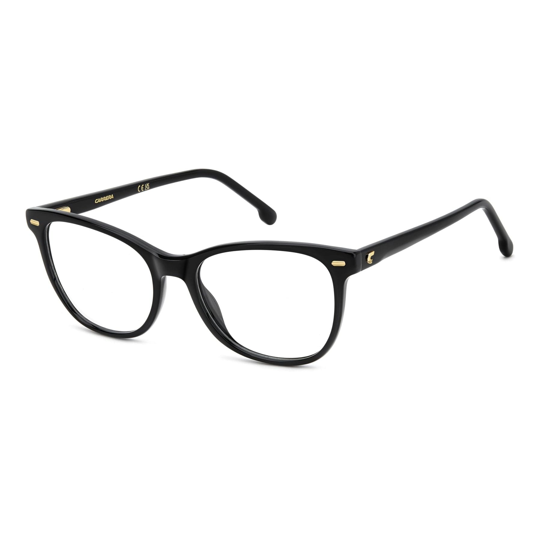 Carrera Frame 3074 in BLACK, three quarter view