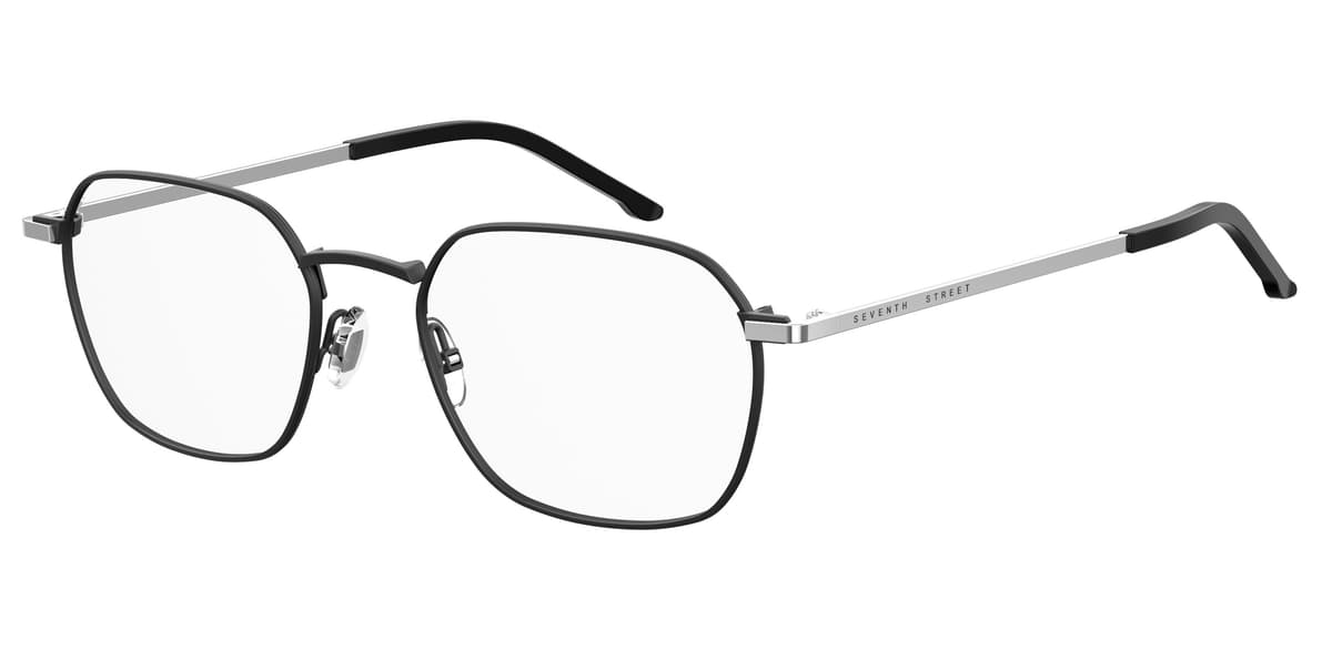 Seventh Street Frame 7A 046 in Black (807), front three-quarter view