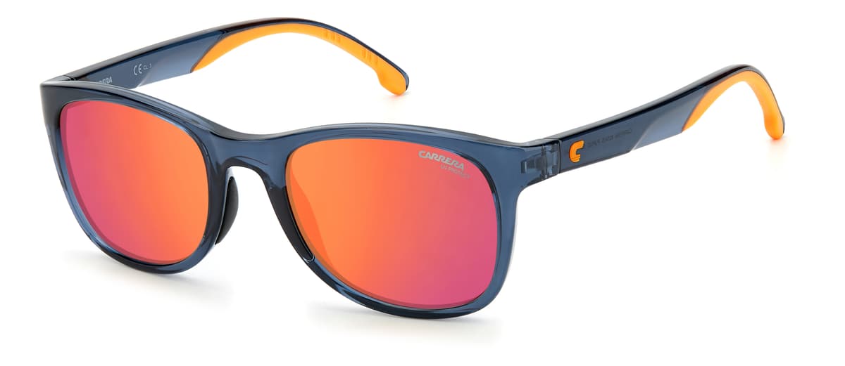 Carrera Sunglasses 8054/S in Blue (PJP), front three-quarter view