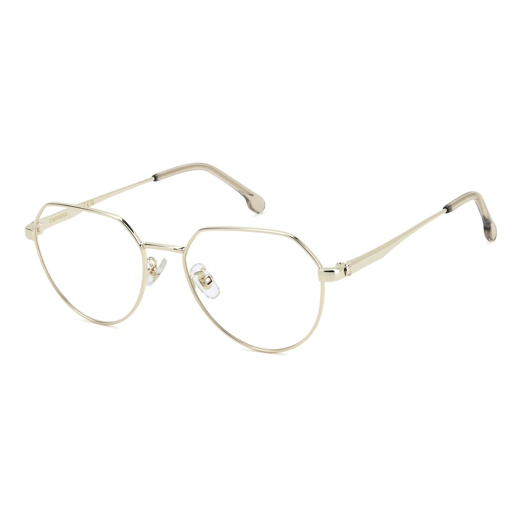 Carrera Frame 3076 in GOLD BEIGE, three quarter view
