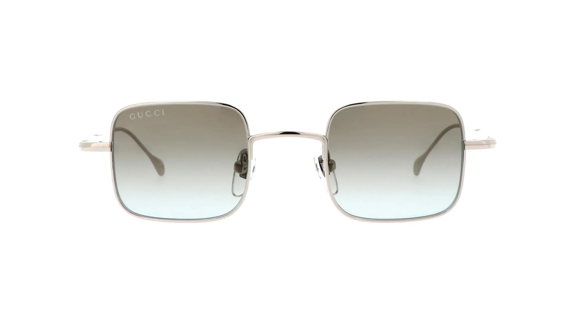 Gucci Sunglasses GG1813S in Silver (003), straight front view
