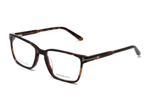 Tommy Hilfiger Frame 6296 in Havana (C4), front three-quarter view