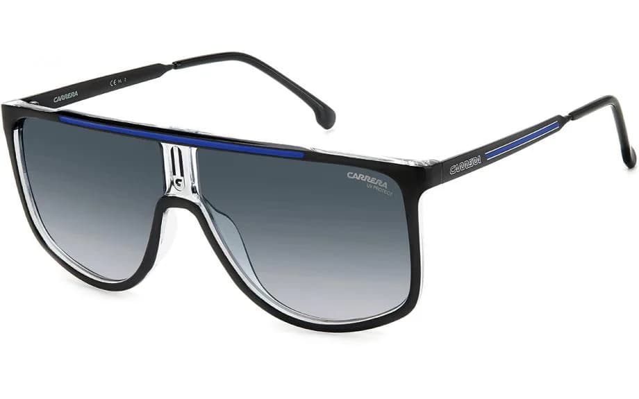 Carrera Sunglasses 1056/S in Black Blue (D51), front three-quarter view