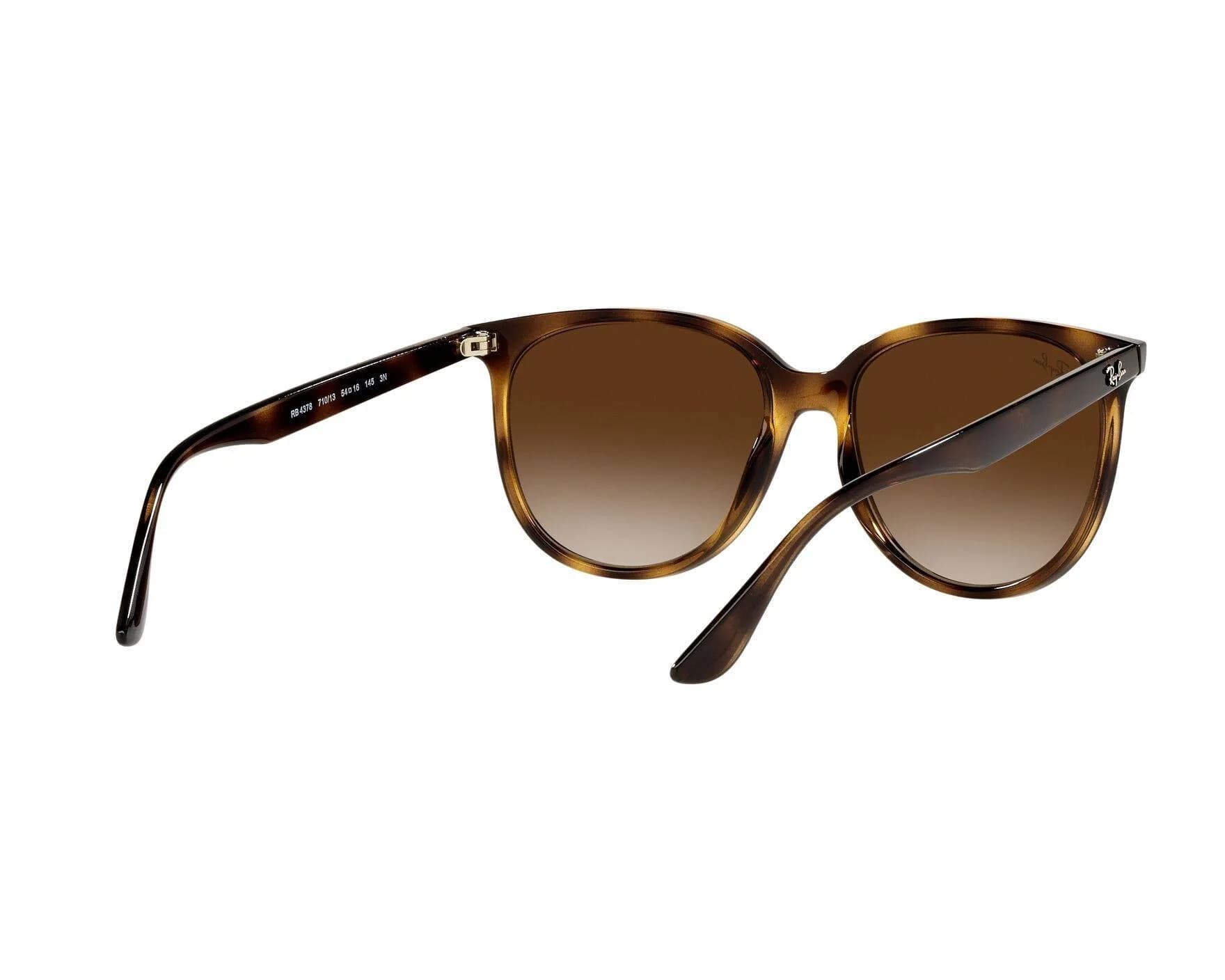 Ray-Ban Sunglasses 4378 in Brown (710/13), viewed from behind