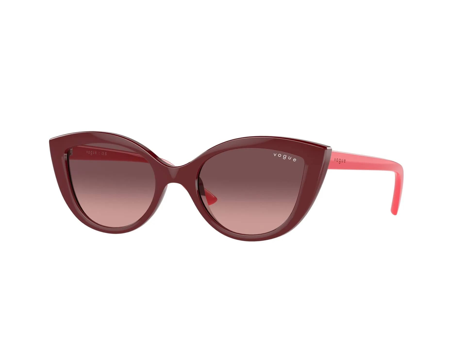 Vogue Eyewear Sunglasses VJ2003 in Red (27768D), front three-quarter view